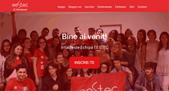 Desktop Screenshot of eestec.ro